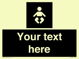 Custom information: black panel baby change